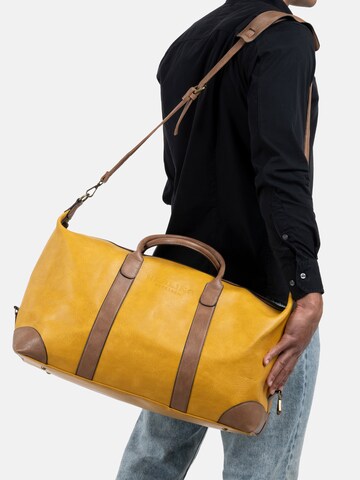 Herling Travel Bag 'Frost' in Yellow