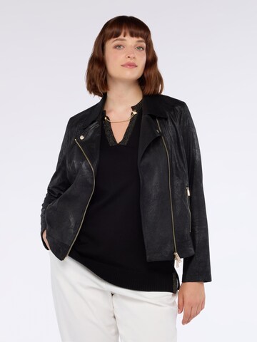 Fiorella Rubino - Chaqueta de entretiempo en negro: frente