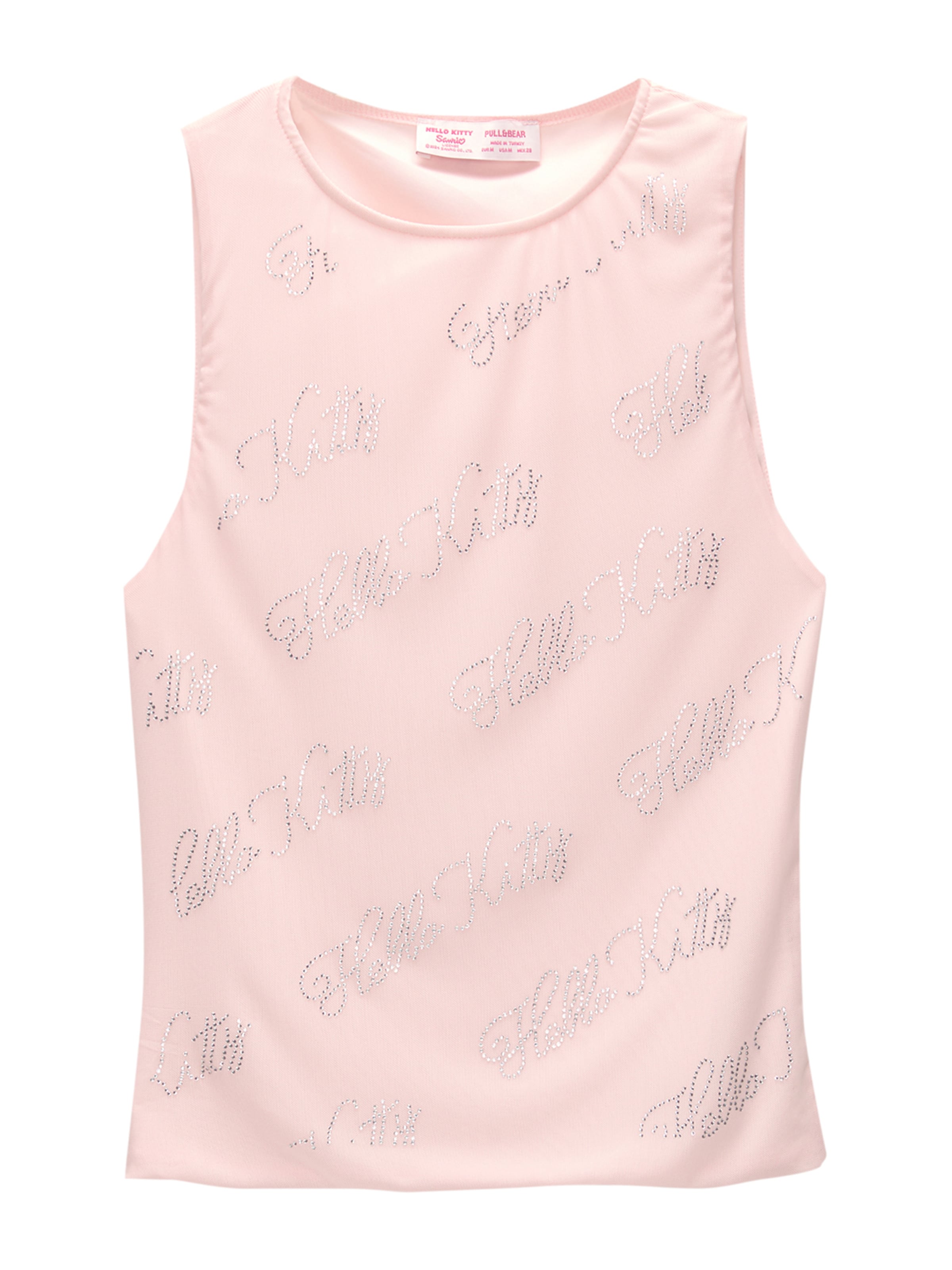 Pull&Bear Top | roza barva: sprednja stran