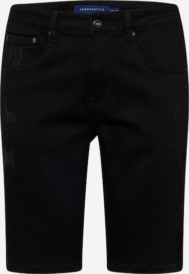 AÉROPOSTALE Shorts in black denim, Produktansicht