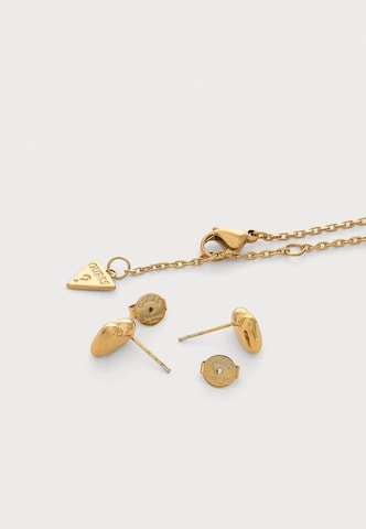 GUESS Zestaw biżuterii 'GOLDEN LOVE' w kolorze złoty