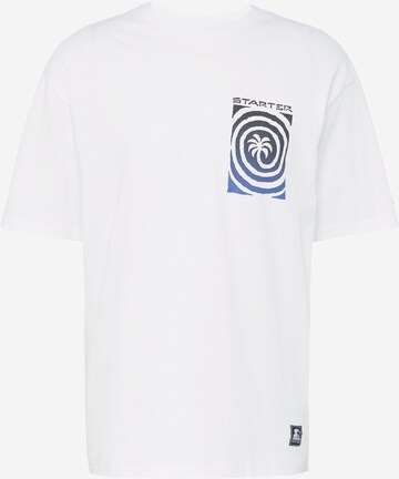 Starter Black Label Shirt 'Palm' in White: front