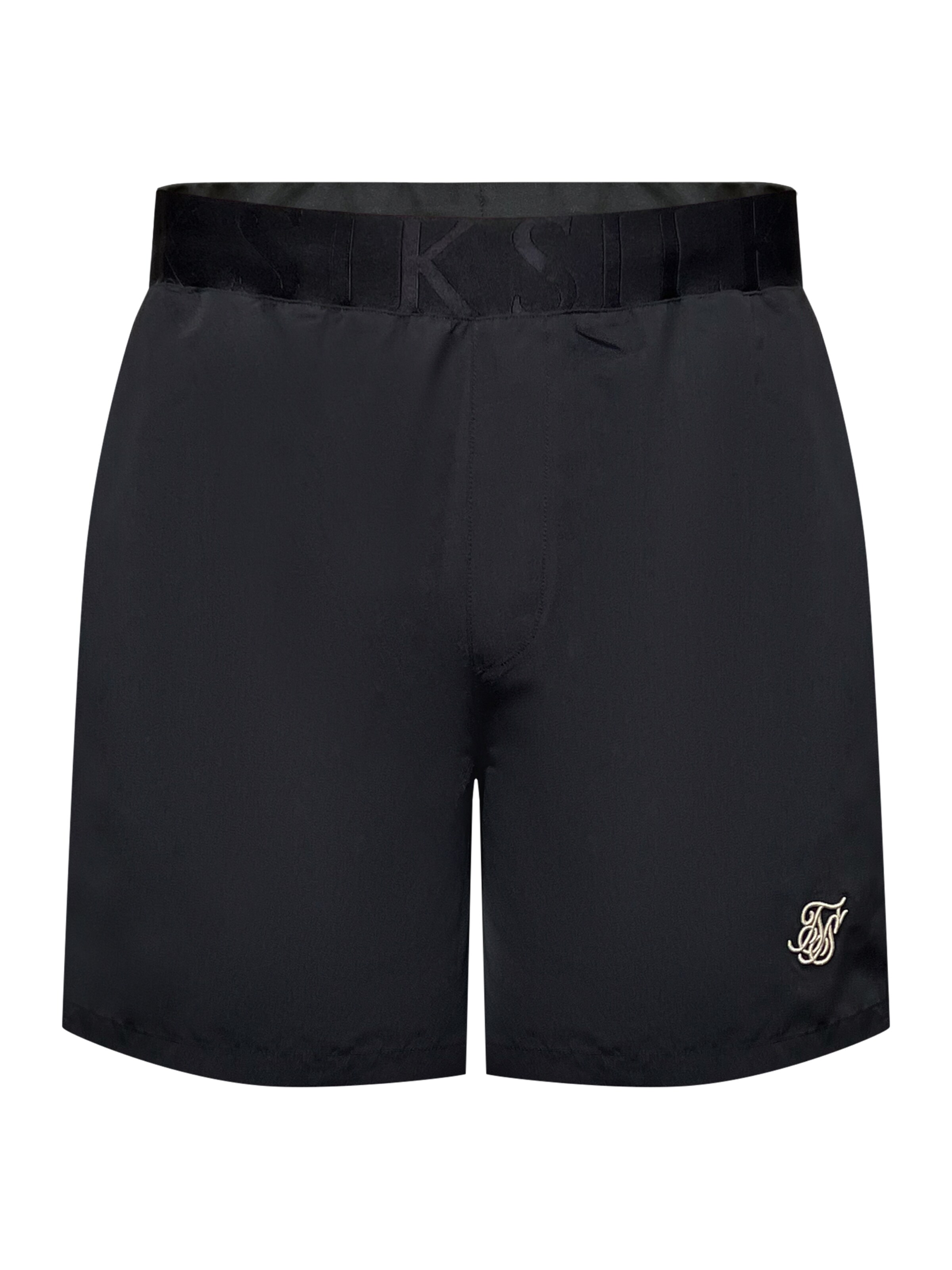 SikSilk Swimming shorts in Black / White, Item view