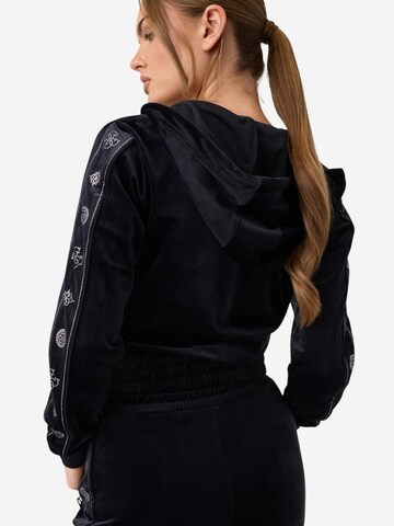 GUESS - Sudadera con cremallera 'AMALIA FULL ZIP HOOD V6BQ07 K6301' en negro