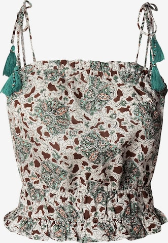 Top di Pepe Jeans in verde: frontale