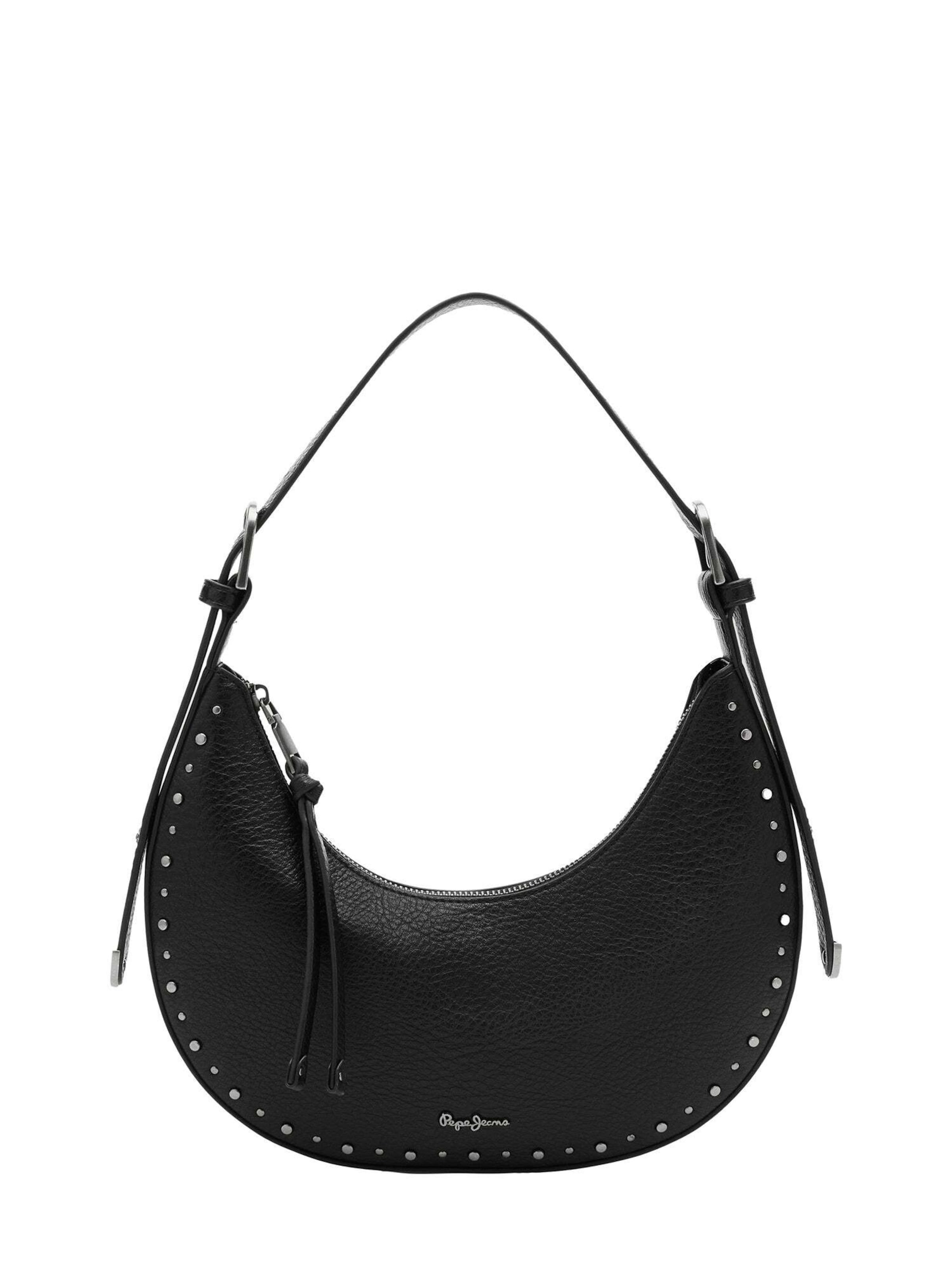 Pepe Jeans - Bolso de hombro 'Isadora' en negro: frente