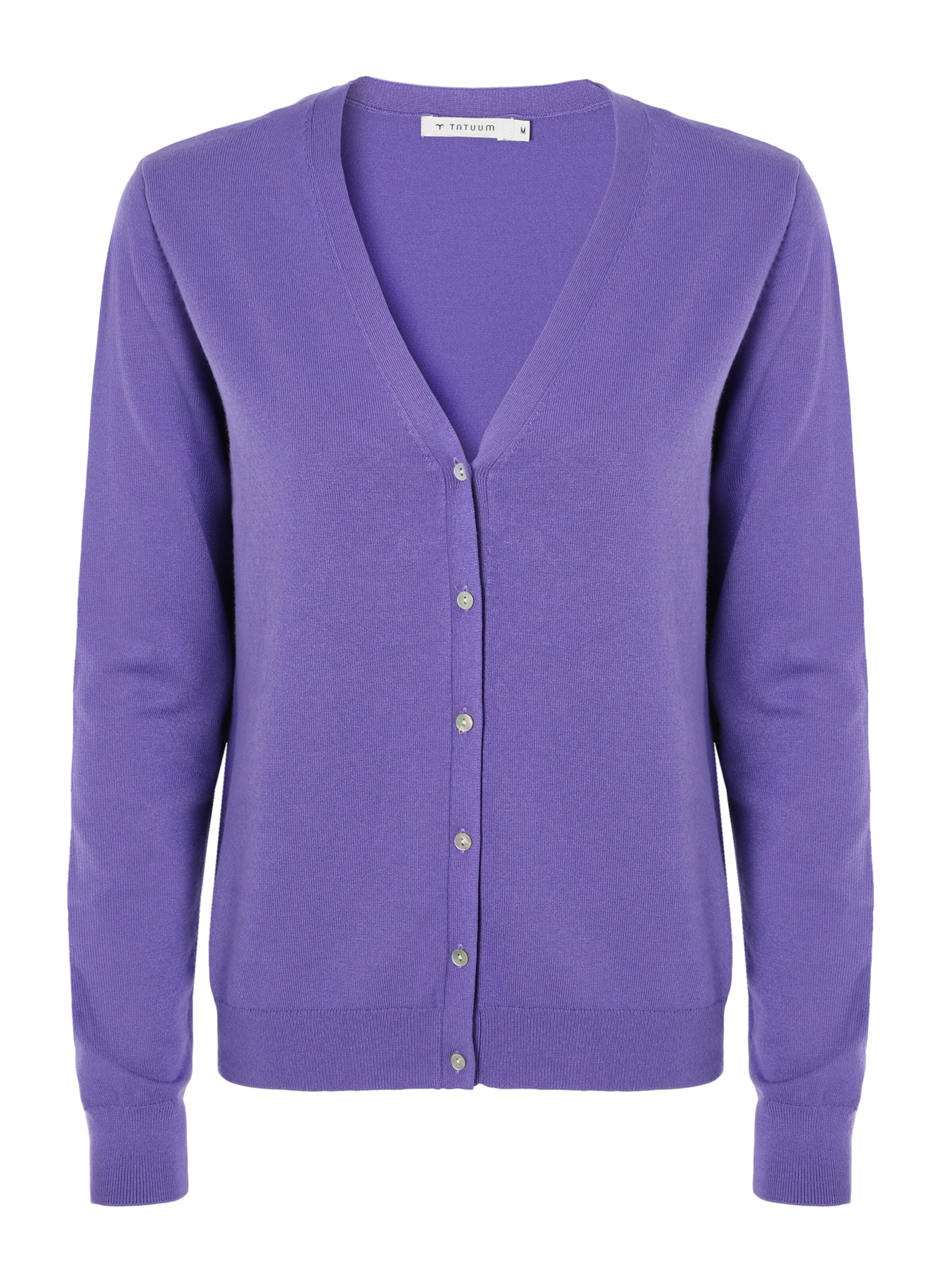 Cardigan 'VERA' TATUUM en violet : devant