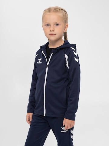 Hummel Sports sweat jacket 'Core 2.0' in Blue: front