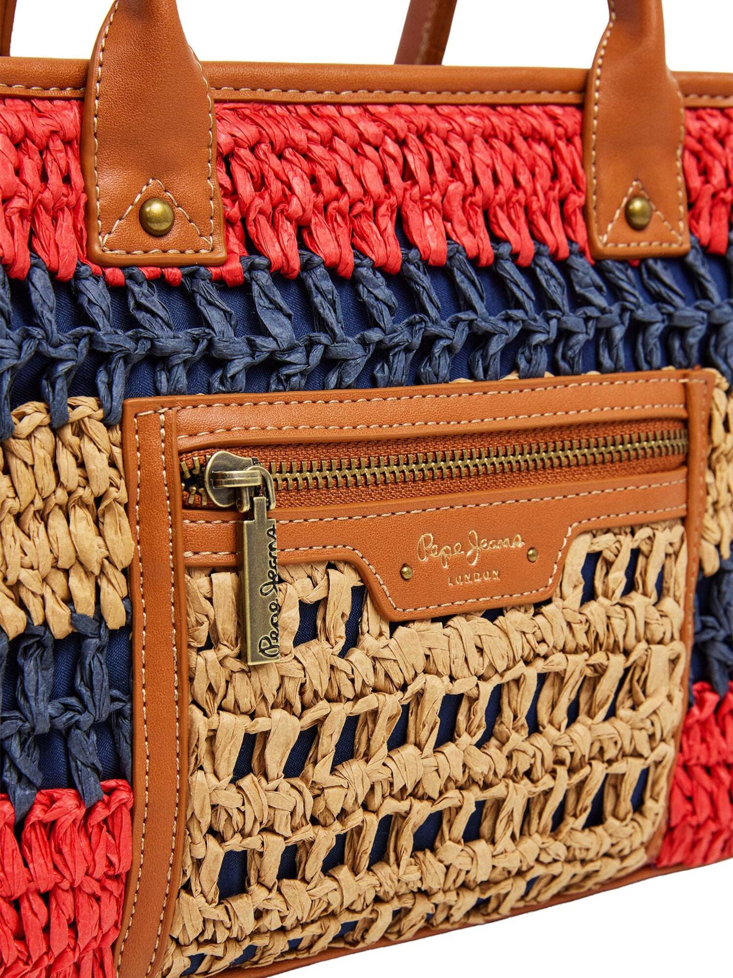 Pepe Jeans Handbag 'Zadie London' in Brown