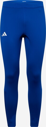 Sportinės kelnės 'ADIZERO' iš ADIDAS PERFORMANCE, spalva – kobalto mėlyna / balta, Prekių apžvalga