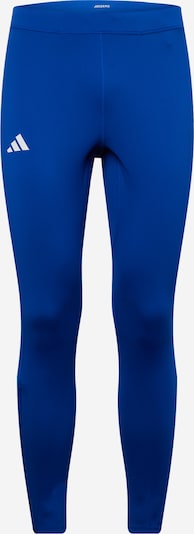 Pantaloni sport 'ADIZERO' ADIDAS PERFORMANCE pe albastru cobalt / alb, Vizualizare produs