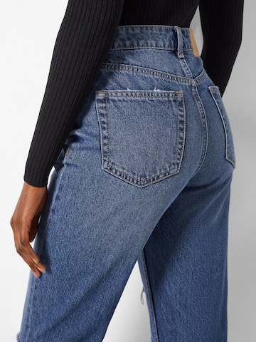 Coupe slim Jean Bershka en bleu