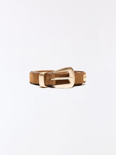 Bershka Ceinture en cognac, Vue avec produit