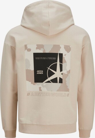 JACK & JONES Sweatshirt 'FILO' i beige