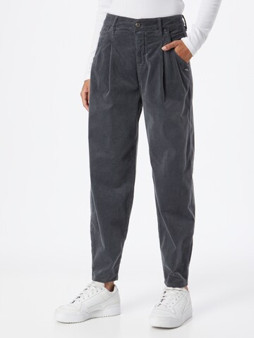 Gang Tapered Pleat-Front Pants 'Silvia' in Grey: front