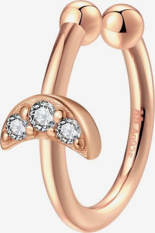 Hey Happiness - Pendientes 'Moon' en oro: frente