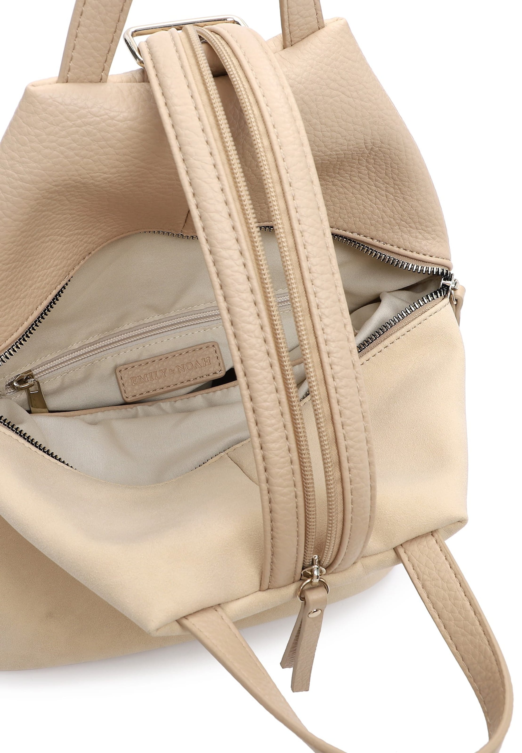 Sac à dos 'Jeanna' Emily & Noah en beige