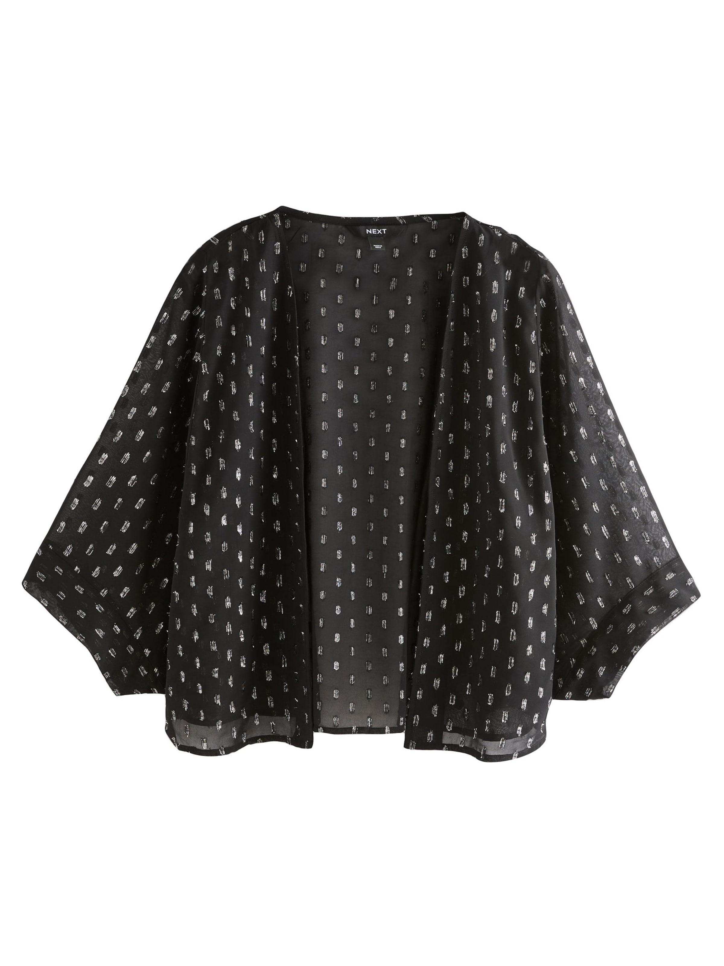 Next Kimono - Čierna: predná strana