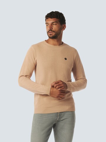 No Excess Sweter w kolorze beżowy: przód