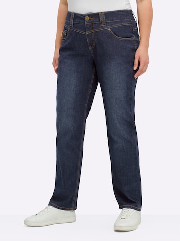 SHEEGO Regular Jeans in Blue: front