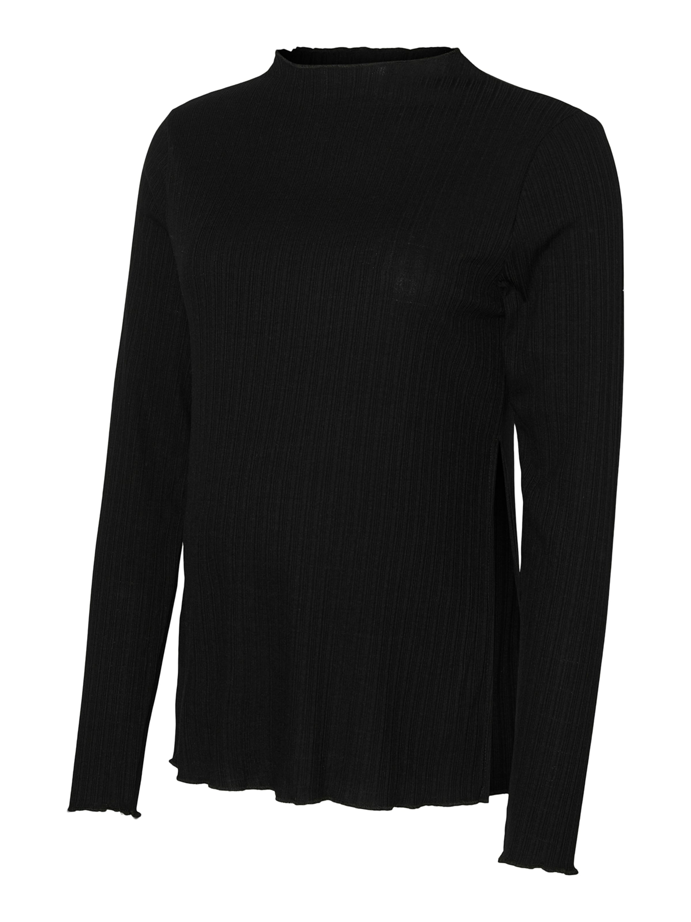 MAMALICIOUS Μπλουζάκι 'MLSADIE VITA' σε μαύρο: μπροστά