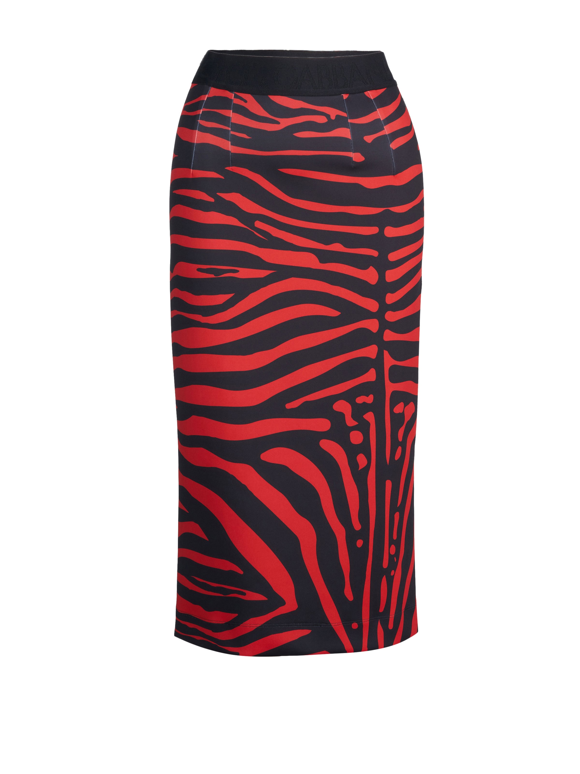 DOLCE & GABBANA Skirt in 36 in Red / Black, Item view
