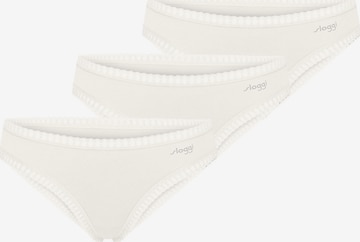 SLOGGI Minislip ' Blue GO Crush ' in Weiß: Vorderseite