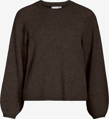 VILA Svetr 'VISAPNA' – hnědá: přední strana