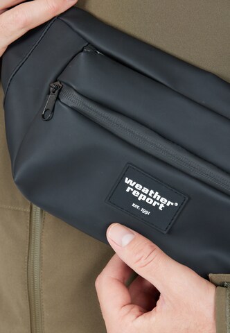Weather Report Sportgürteltasche 'Bronze' in Schwarz