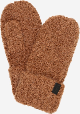 AllSaints Mittens in Brown: front