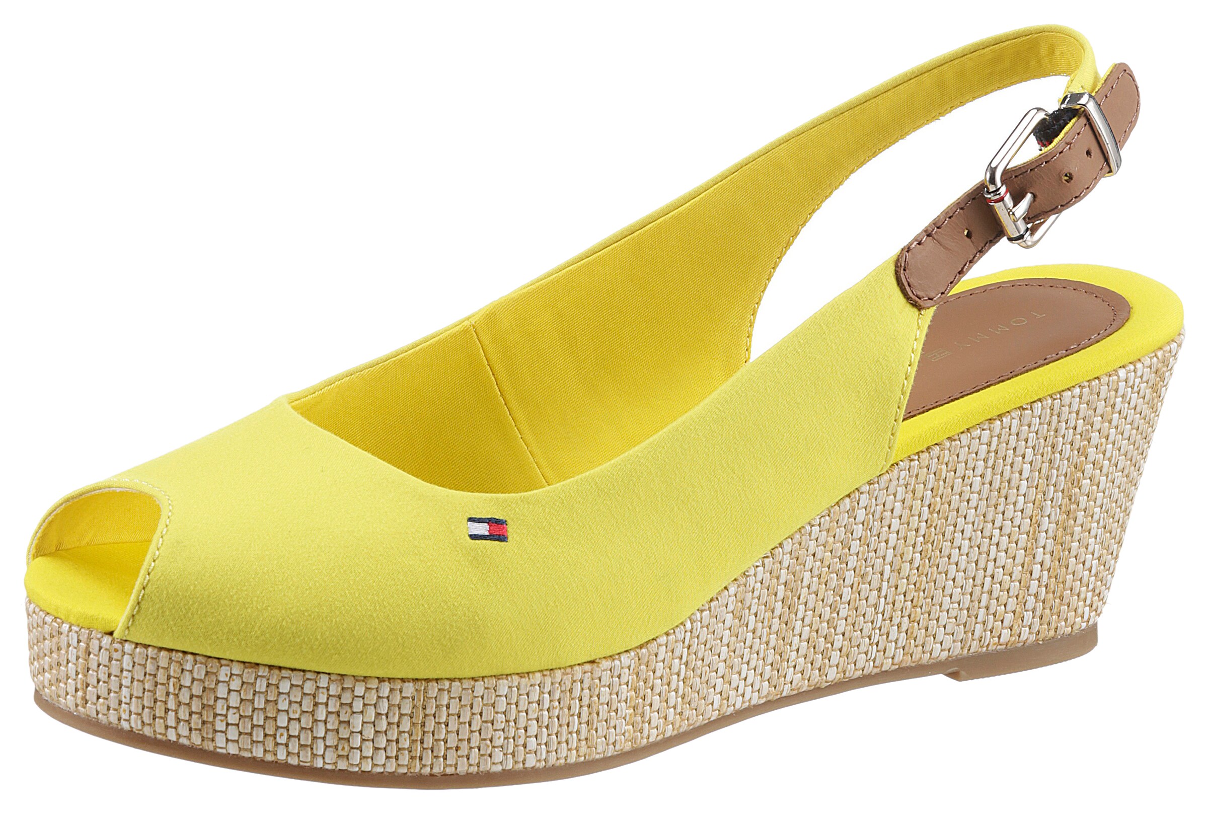 Yellow tommy hilfiger sandals discount