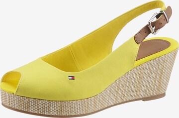 TOMMY HILFIGER Sandals in Yellow: front