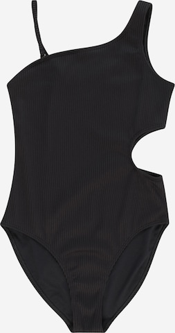 Abercrombie & Fitch Jednodielne plavky - Čierna: predná strana
