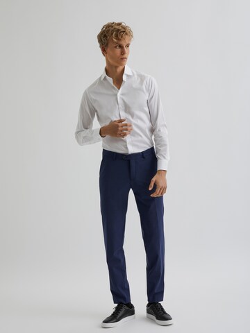 Bertoni Slimfit Broek 'Ravn' in Blauw