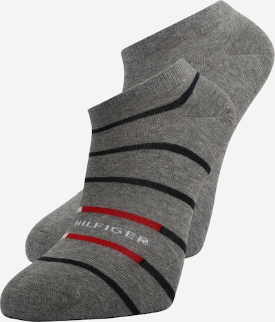 Tommy Hilfiger Underwear جوارب قصيرة بـ رمادي / أحمر / أسود / أبيض, عرض المنتج