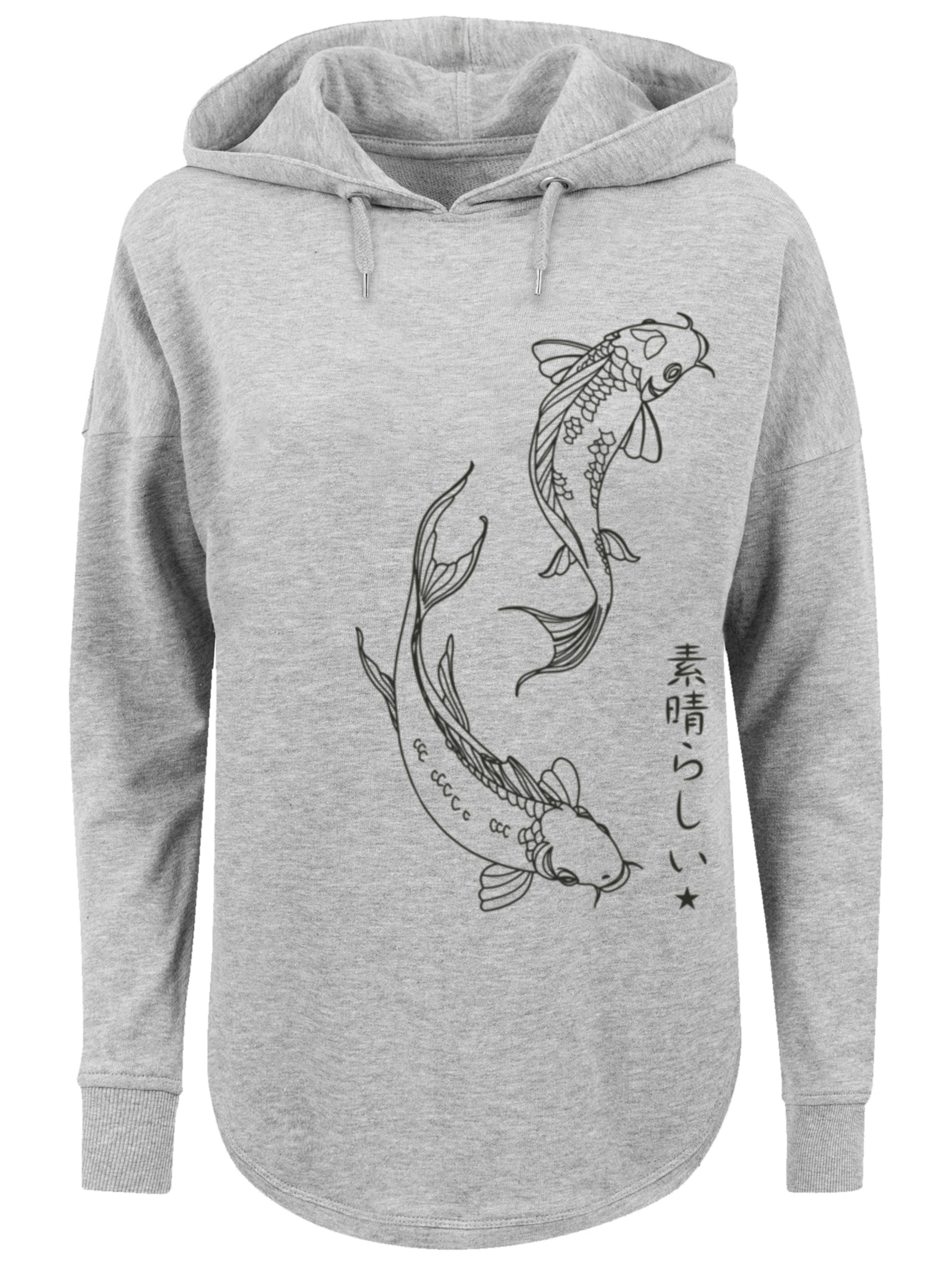 Sweat-shirt F4NT4STIC en gris : devant