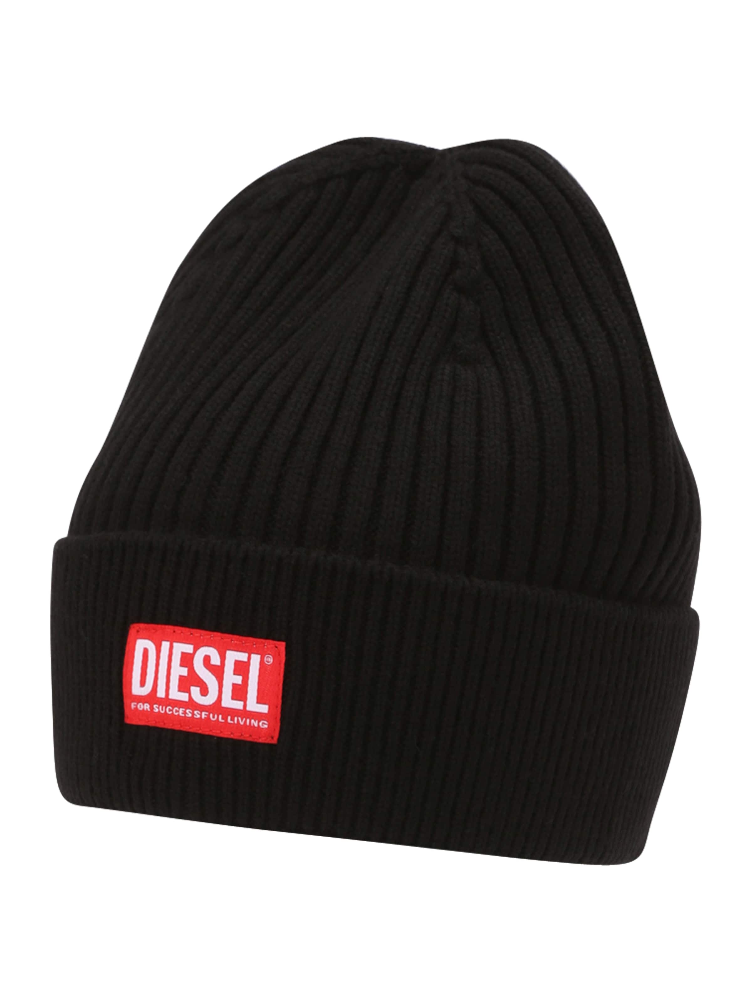 DIESEL Čiapky 'CODER' - červená / čierna / biela, Produkt