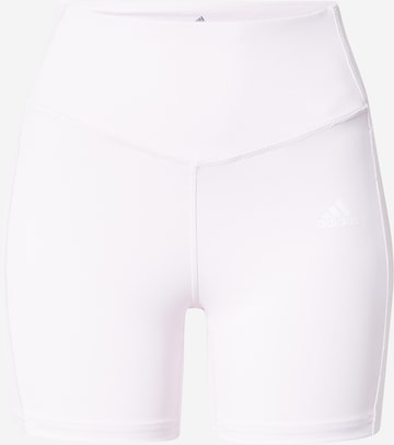ADIDAS SPORTSWEAR - Skinny Pantalón deportivo en rosa: frente