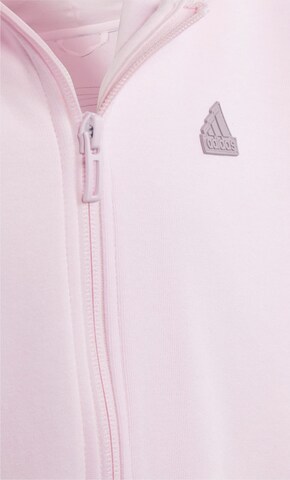 ADIDAS SPORTSWEAR Athletic Zip-Up Hoodie ' Future Icons' in Pink