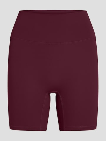 YO-GAYA Skinny Leggings in Rood: voorkant