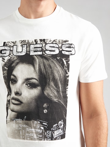 GUESS Shirt 'CONCERT GIRL' in White