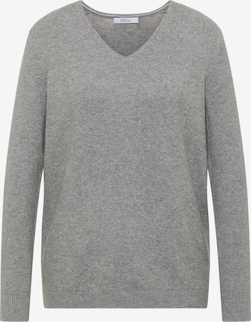CECIL Sweater in Grey: front