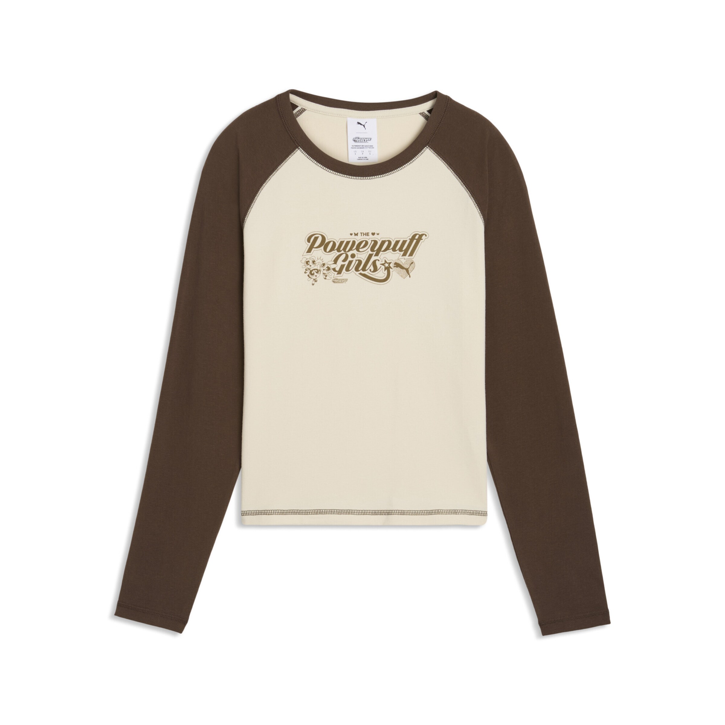 PUMA Shirt in Beige: voorkant