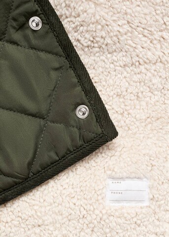 MANGO KIDS Between-Season Jacket 'Escocia' in Green