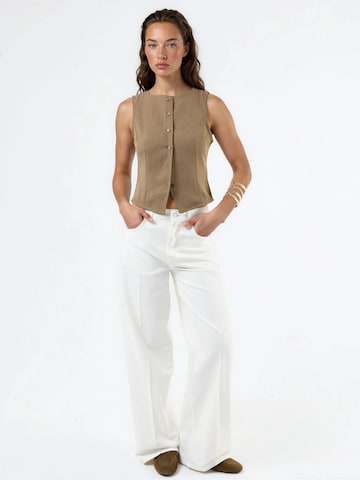 Hiccup Blusentop in Beige