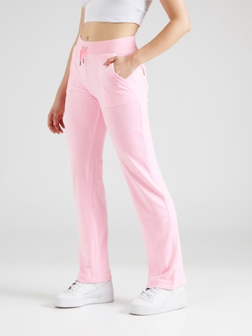 Juicy Couture Regular Trousers in Pink: front