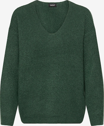 Pullover ' OXICALLIE ' di Oxmo in verde: frontale