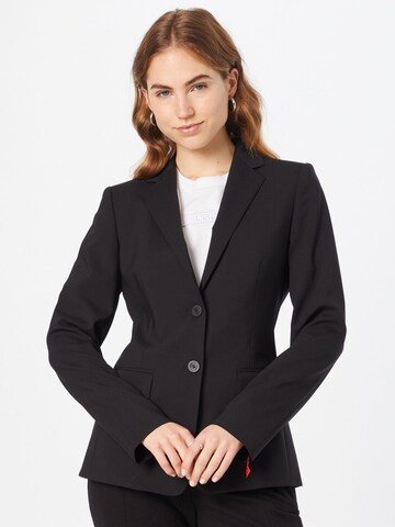 Blazer HUGO en noir : devant