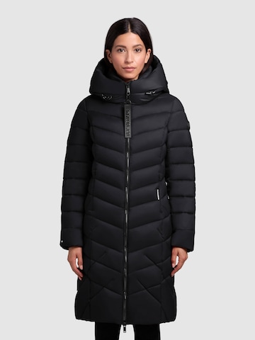 khujo Mantel 'Odana3' in Schwarz: Vorderseite