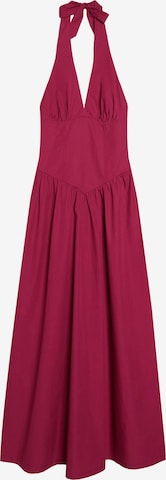 Bershka Рокля в червено: отпред